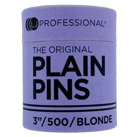 LJ Professional The Original Plain Pins Blonde (500pcs)