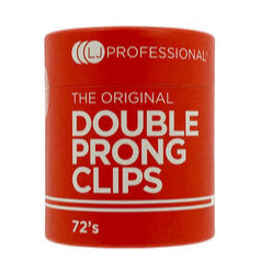 LJ Professional Double Prong Curl Clips (72pcs)