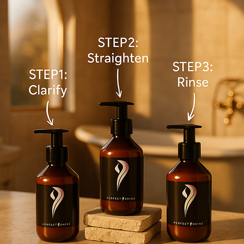 Perfect Shine Keratin Smoothing System Bundle 1000ml